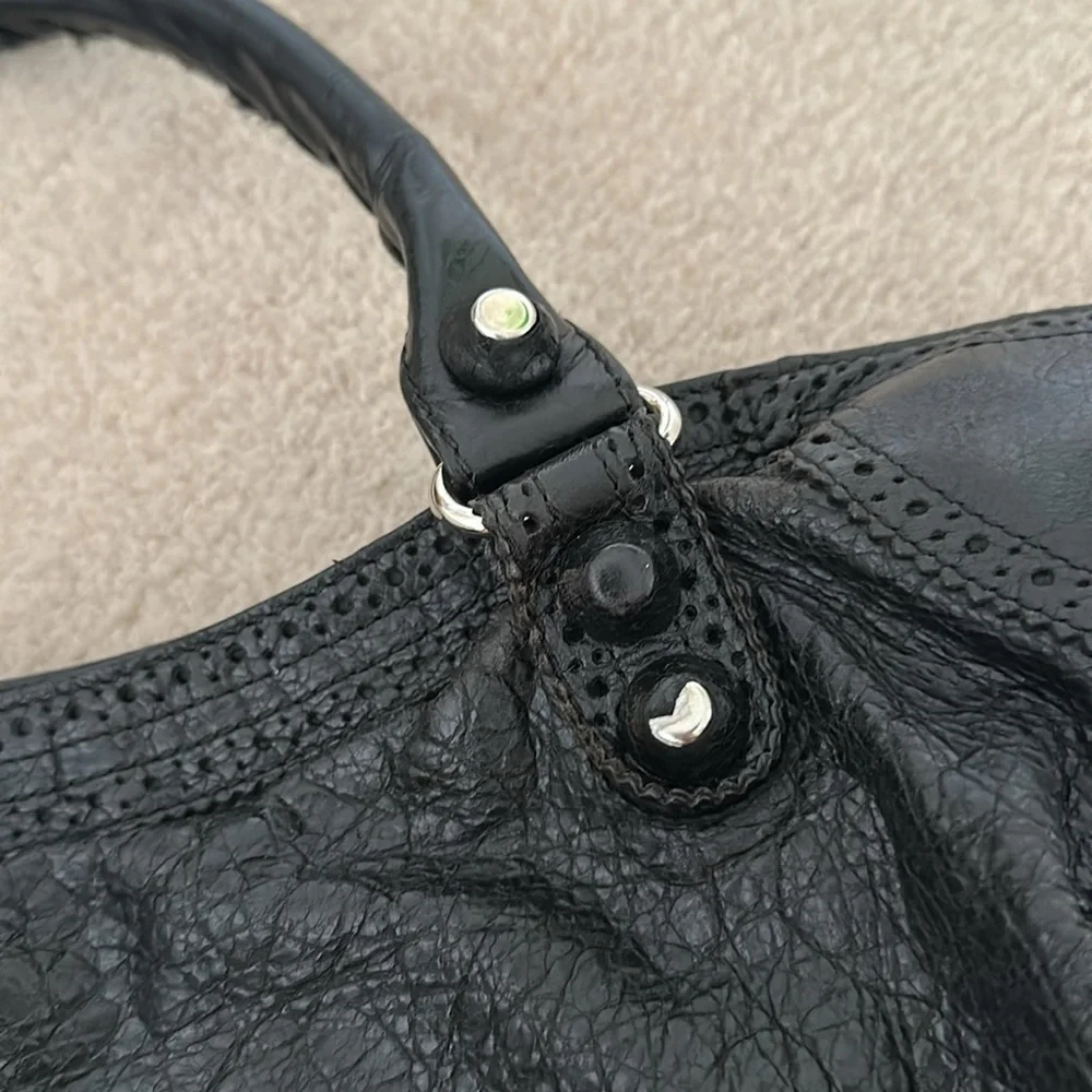 Balenciaga Black Satchel with Distressed Leather - Picture 5 of 10
